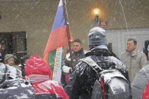 Zbrane pohodnike je nagovoril tudi župan mag. Marko Diaci